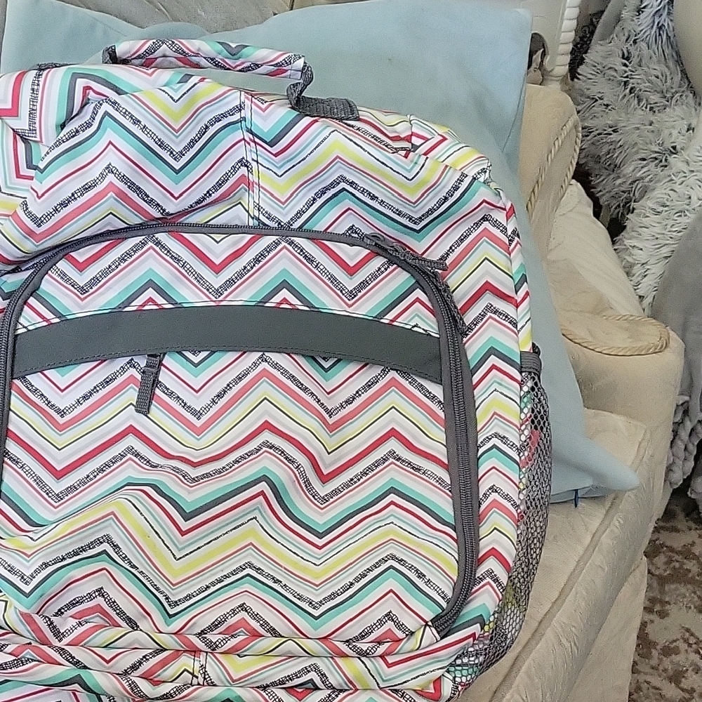 Thirty-One Chevron Stripe Backpack